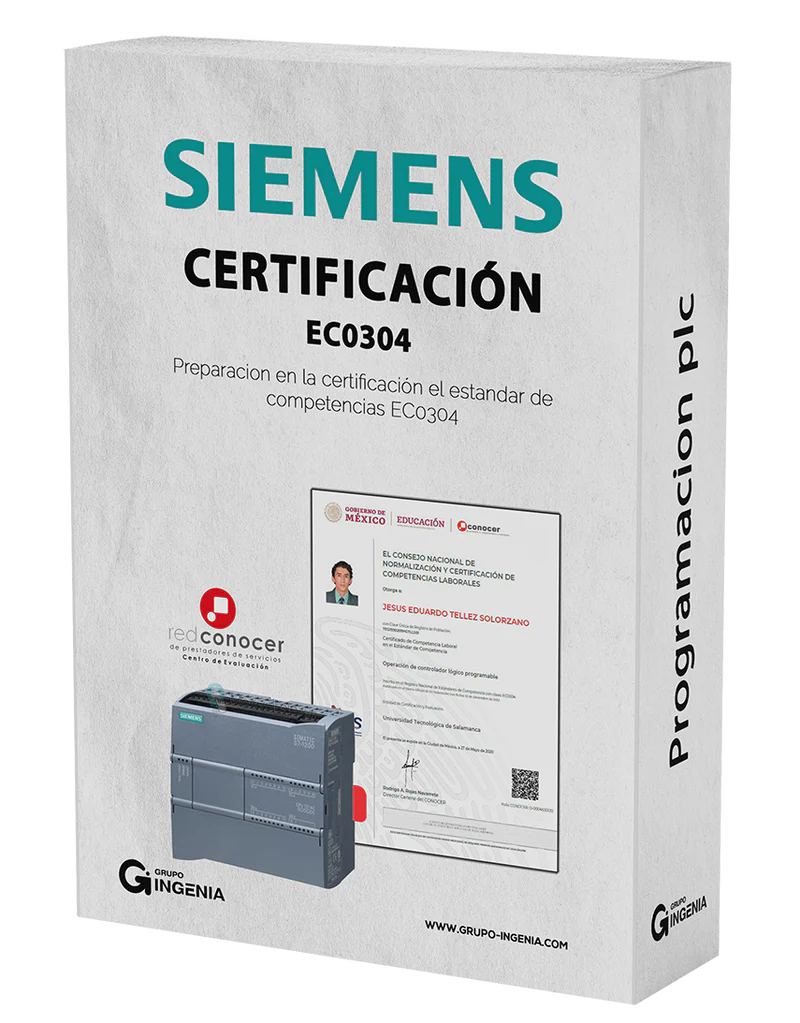 Programador PLC SIEMENS según el Estándar EC0304